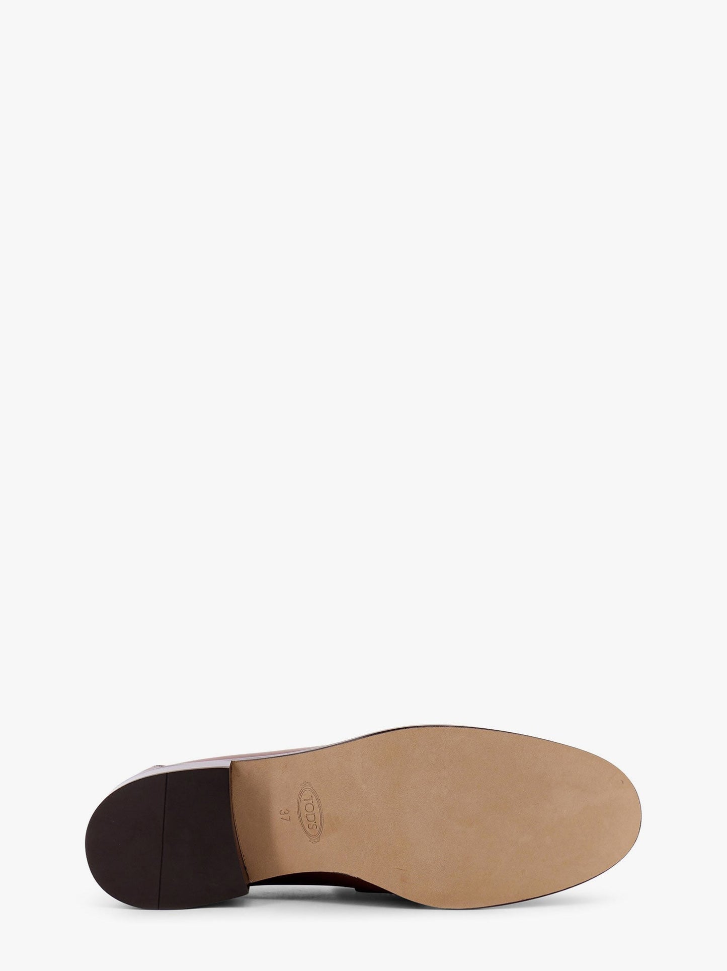 Tod's Leather Loafer With T Timeless Metal Logo