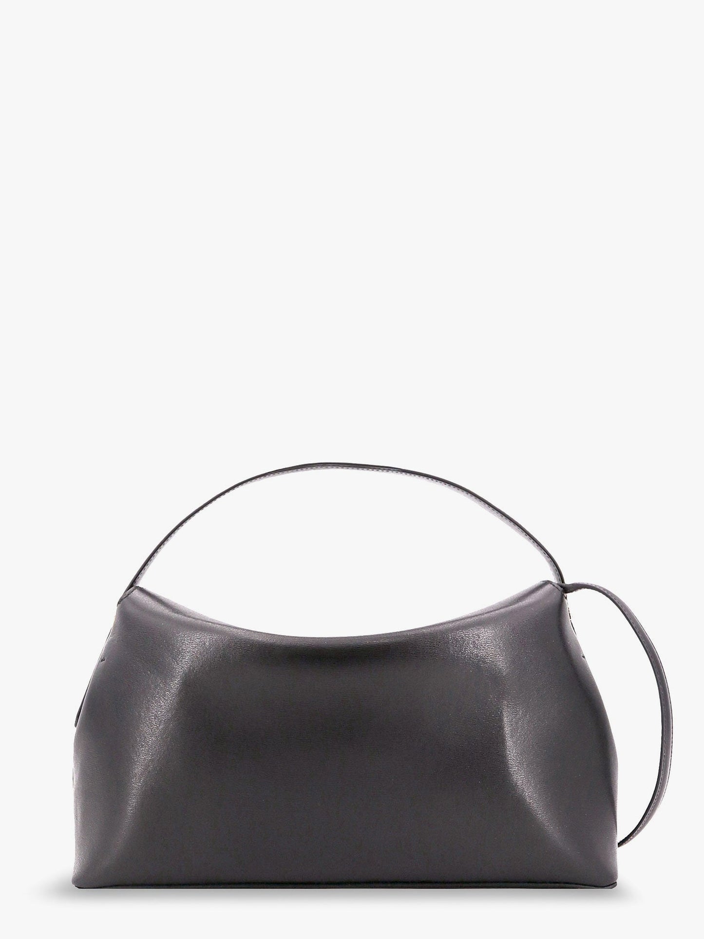 Toteme T Lock Leather Handbag With Frontal Monogram