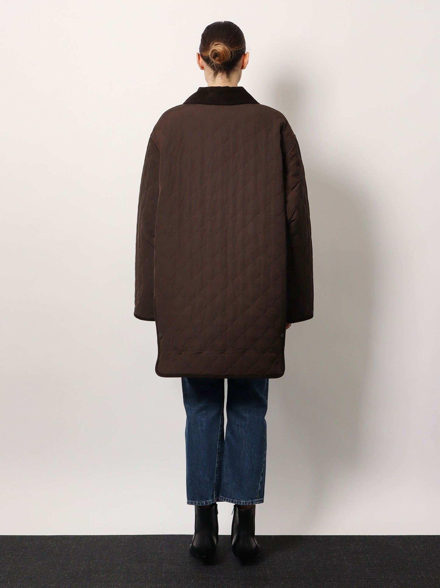 Toteme Recycled Nylon Jacket With Velvet Profiles