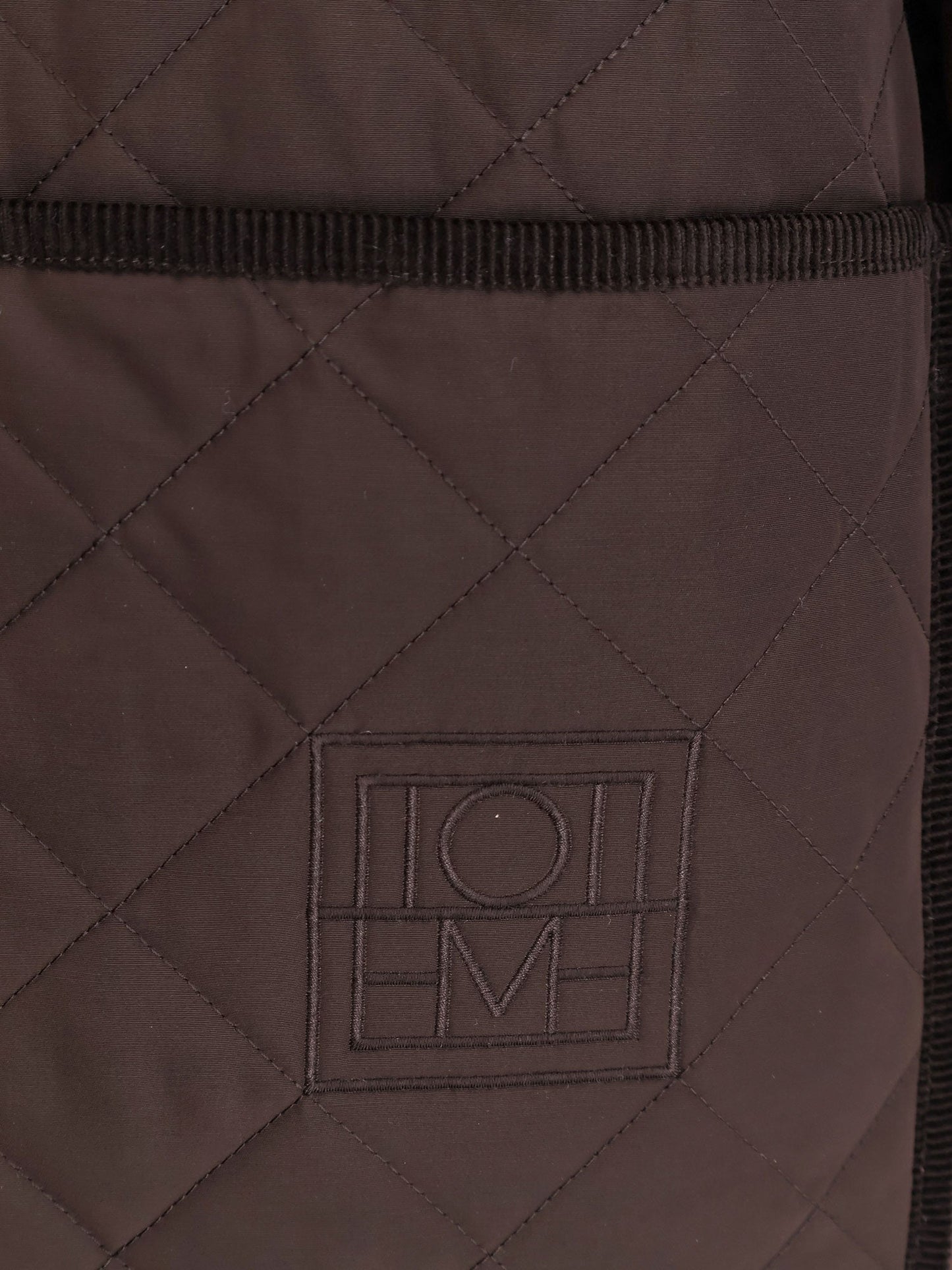 Toteme Recycled Nylon Jacket With Velvet Profiles