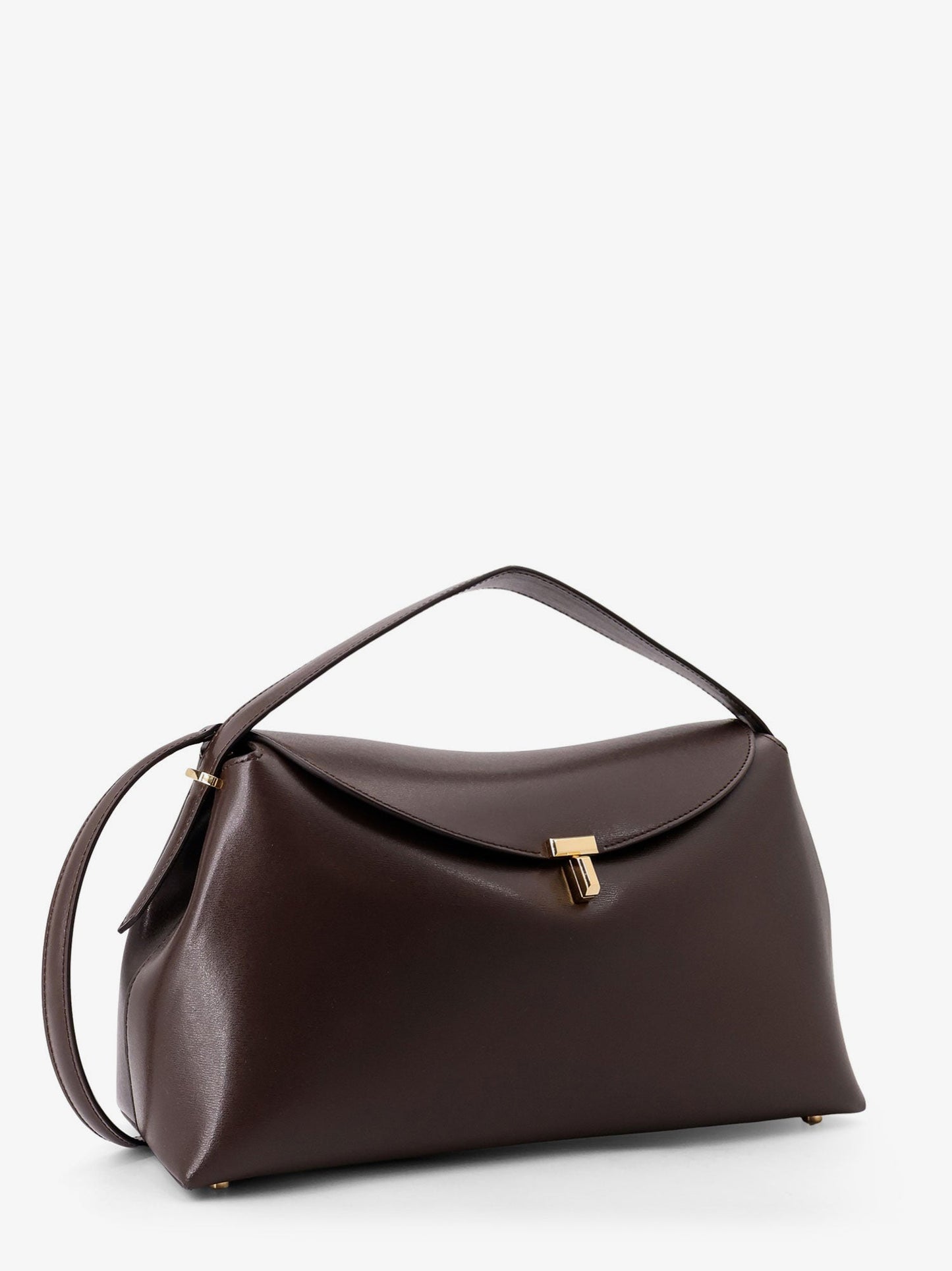 Toteme T Lock Leather Shoulder Bag