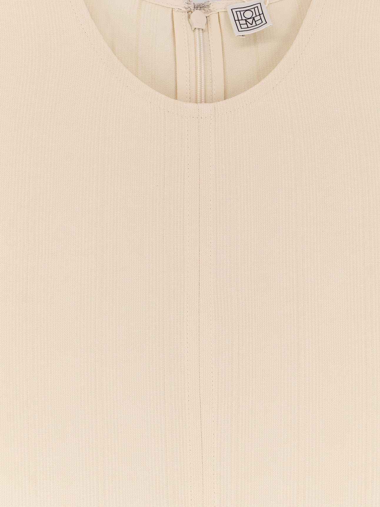 Toteme Woven Stripe Viscose And Linen Dress