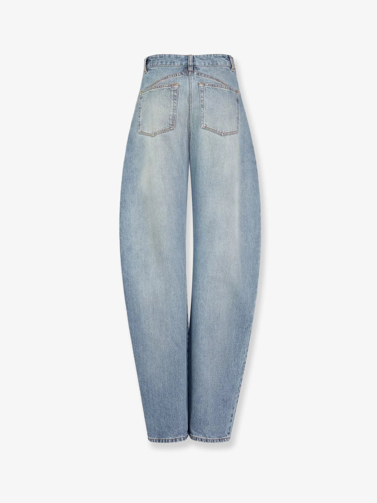 Alaia Faded Blue Denim Jeans
