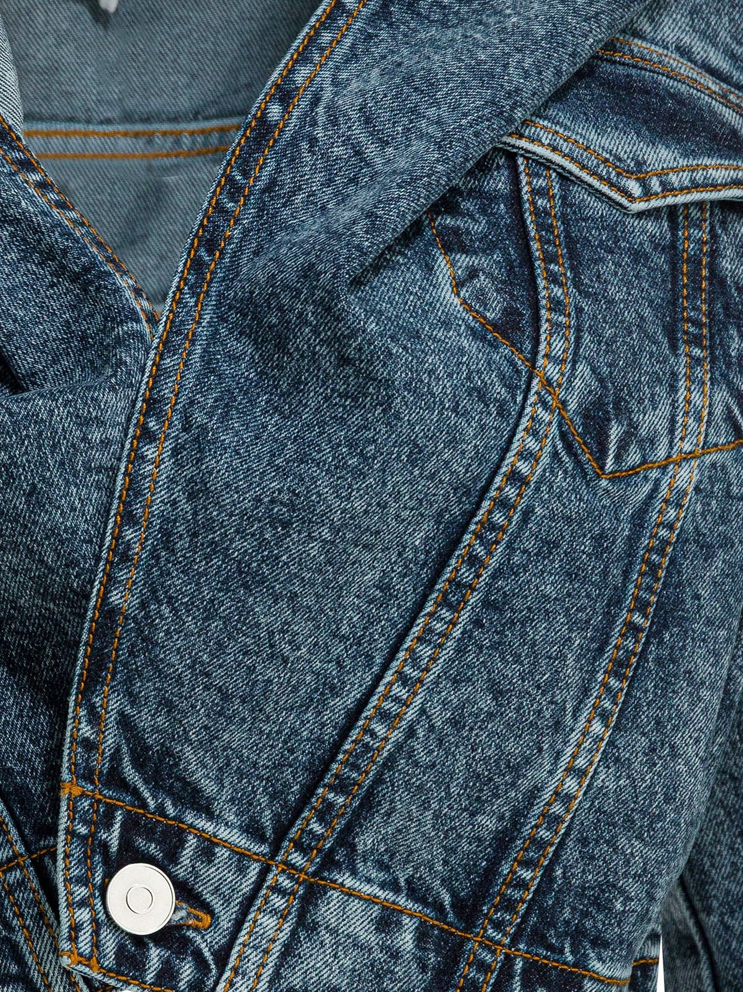 Alaia Hooded Denim Jacket