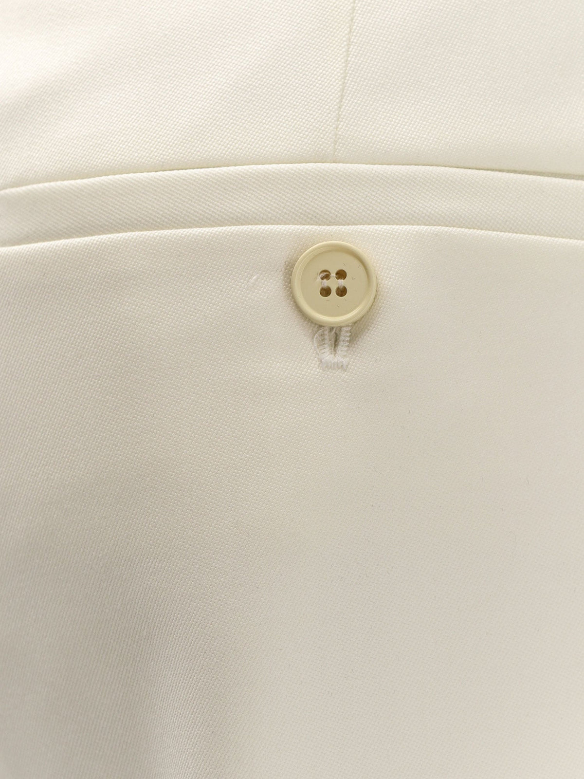 Alexander McQueen Wool trousers - Soft White