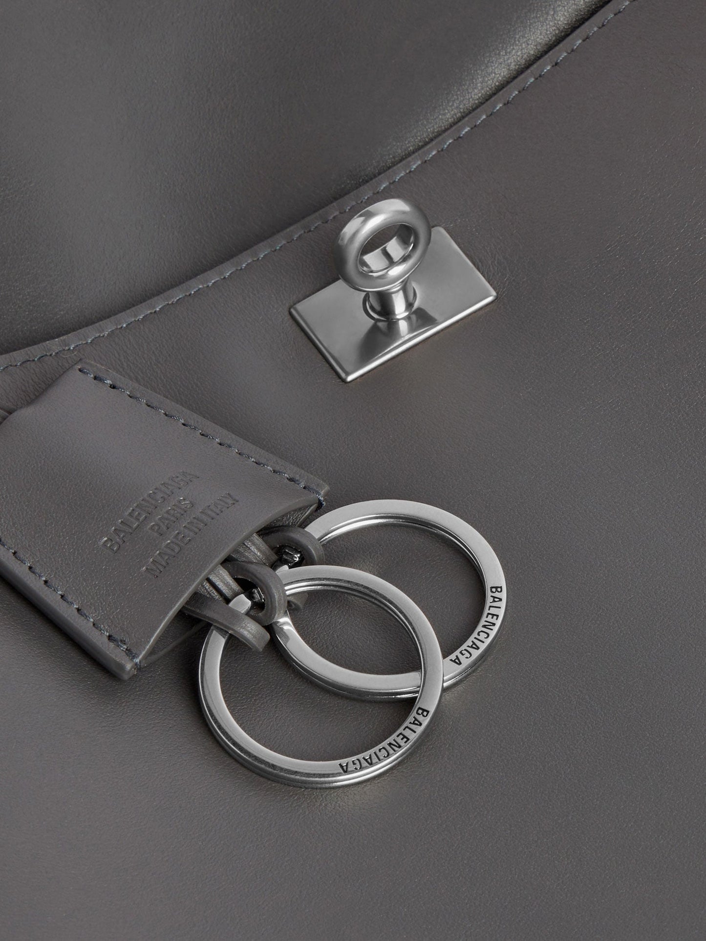 Balenciaga Rodeo Messenger Leather Crossbody Bag