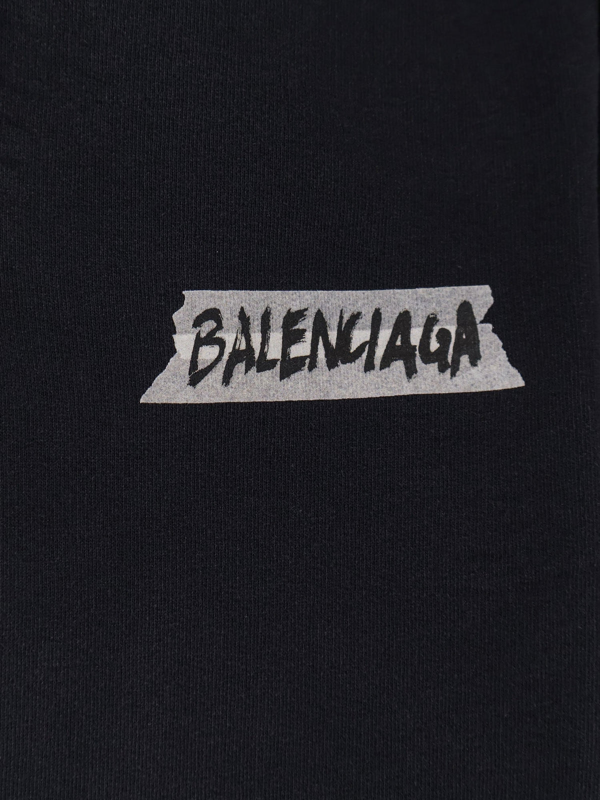 Balenciaga Cotton sweatshirt - Faded Washed Black