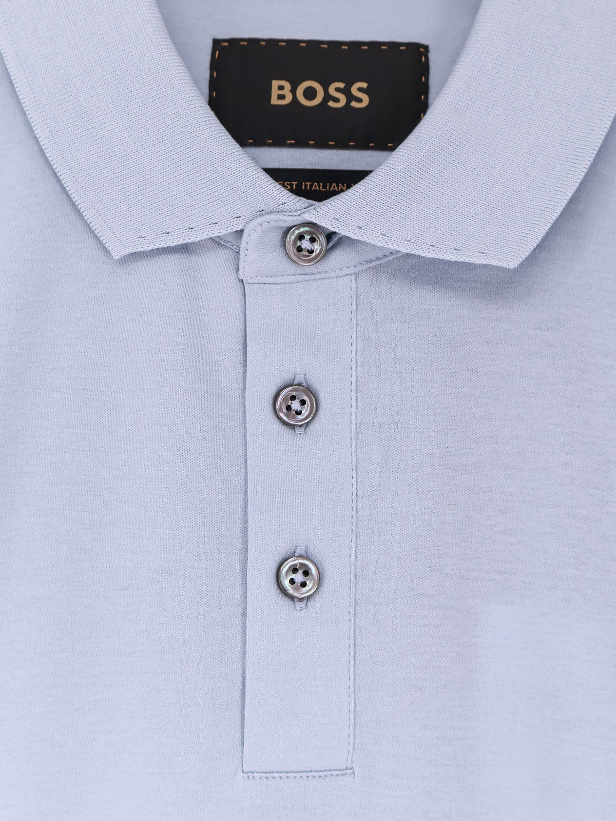 Boss Perry cotton polo shirt - Open Blue