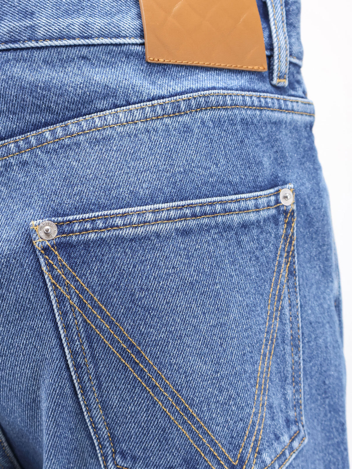 Bottega Veneta Regular cotton jeans - Midblue
