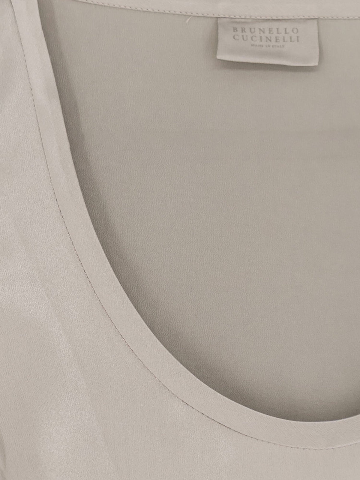 Brunello Cucinelli Stretch silk top - Rosemary