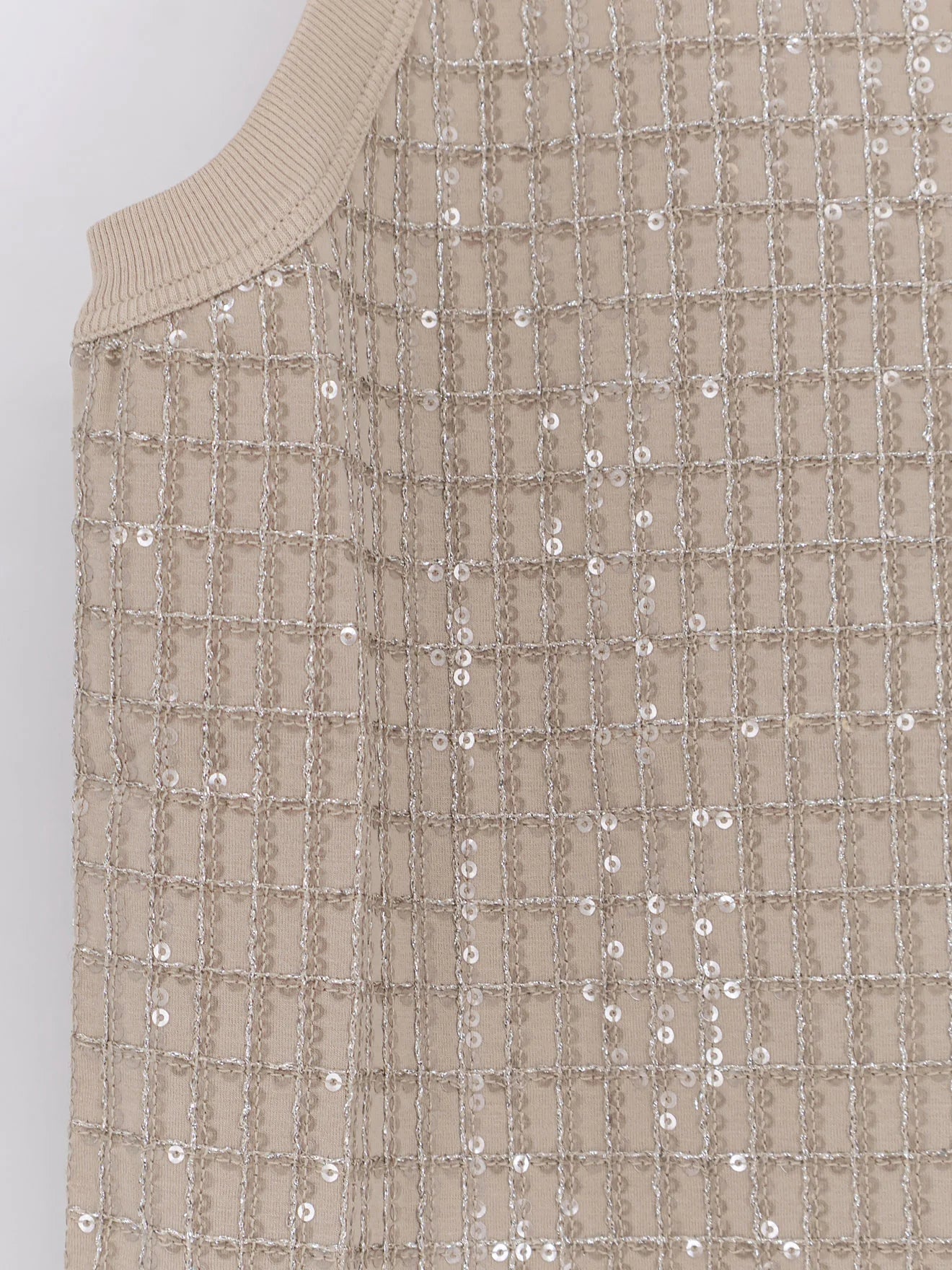 BRUNELLO CUCINELLI - Dazzling pattern jersey tank top