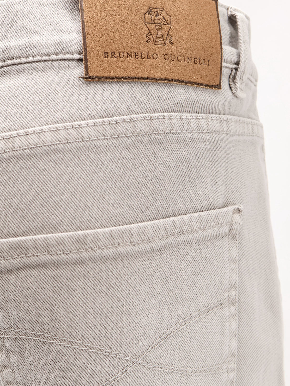 Brunello Cucinelli Stretch canvas trousers - Brownfreddo