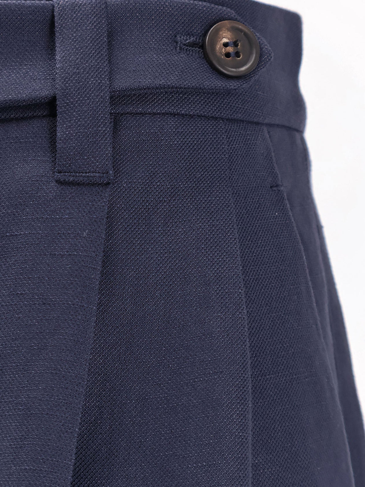 Brunello Cucinelli Viscose and linen bermuda shorts - Abyss