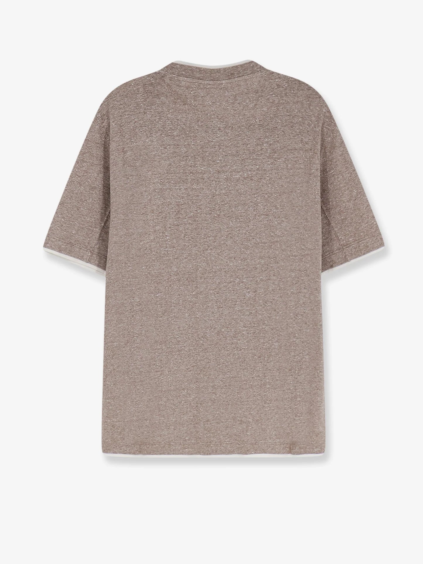 Brunello Cucinelli Linen And Cotton T Shirt