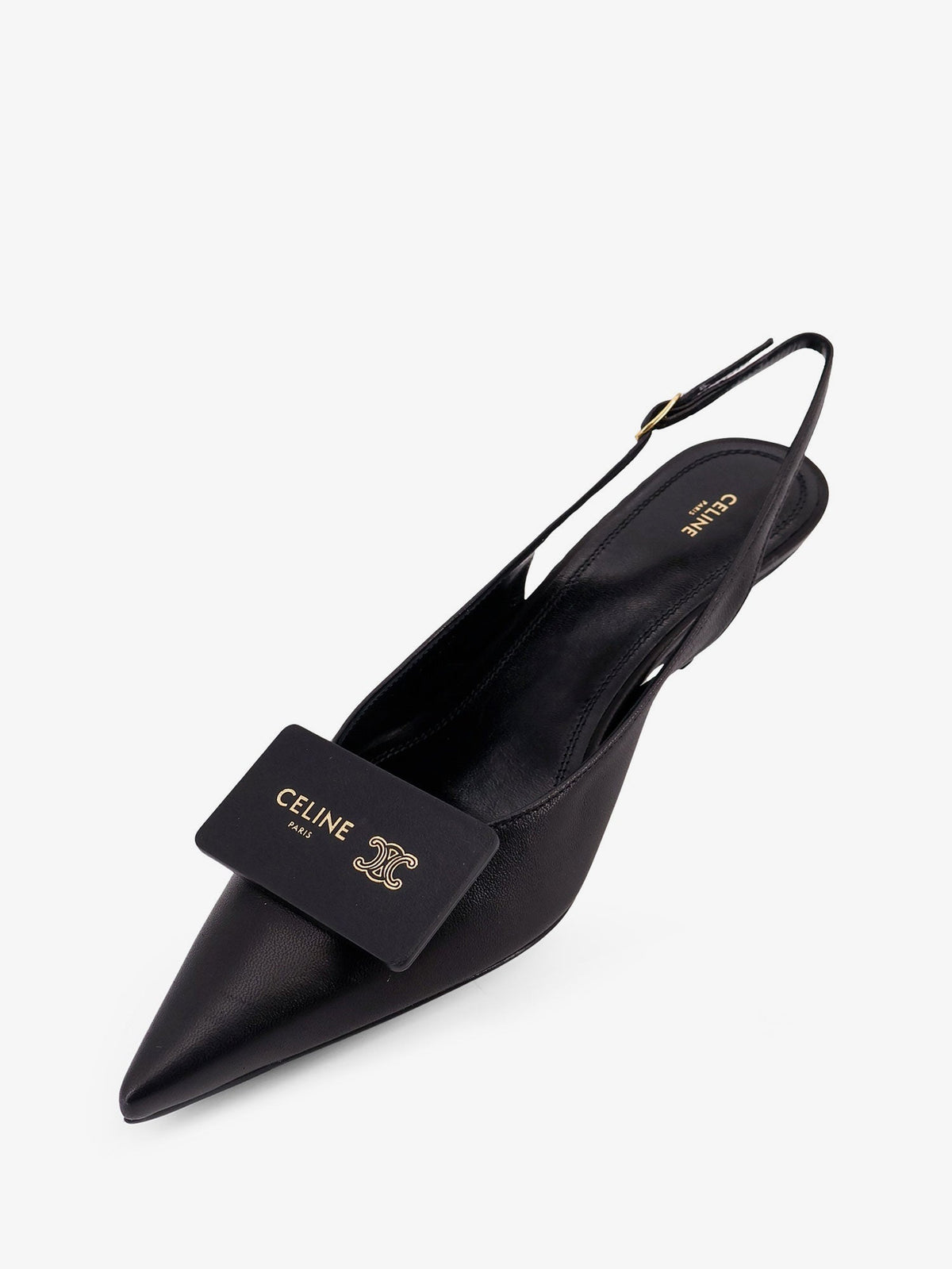 Celine Signature leather pumps - Black