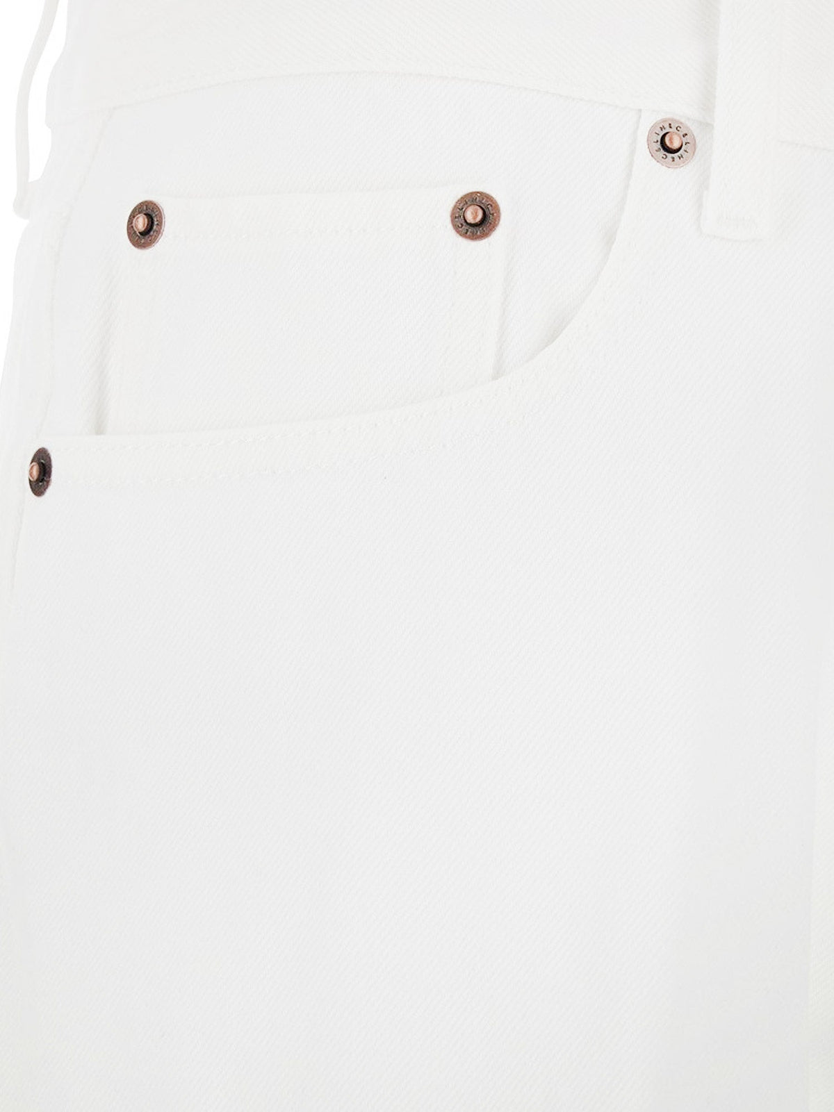 Celine Boyfriend cotton trousers - Whiteheavystonewash