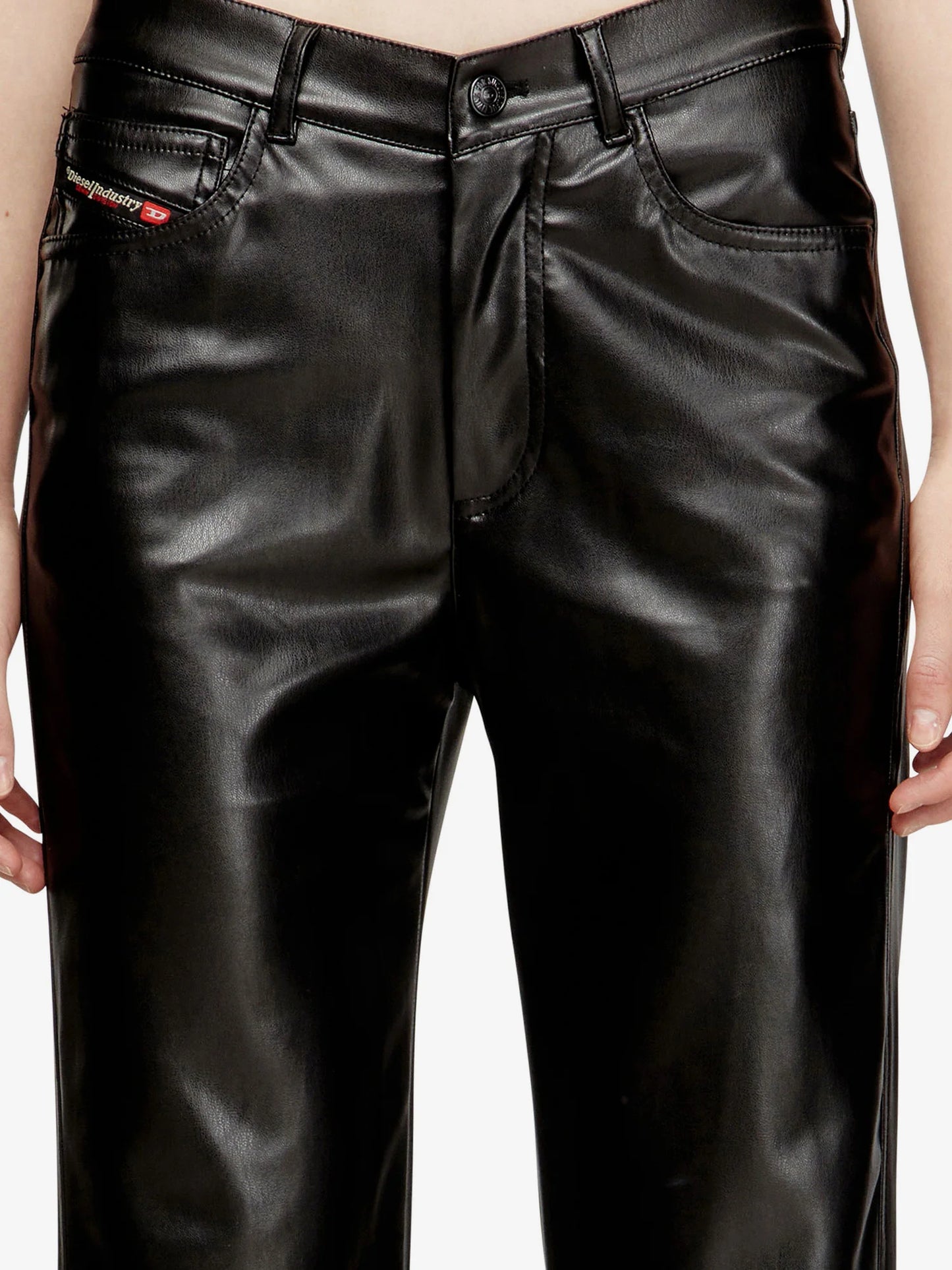 Diesel P Lain Faux Leather Trousers