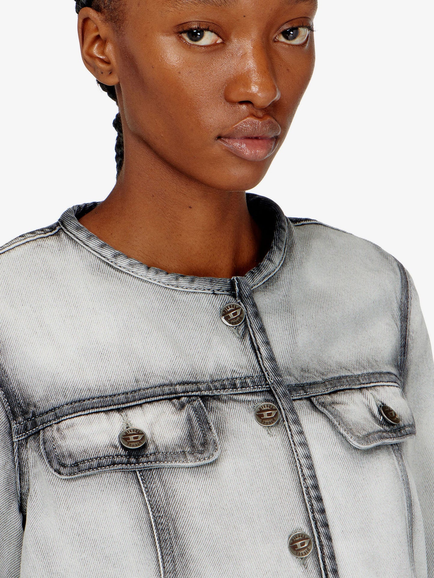 Diesel De Grafy Fsi Cotton And Lyocell Jacket