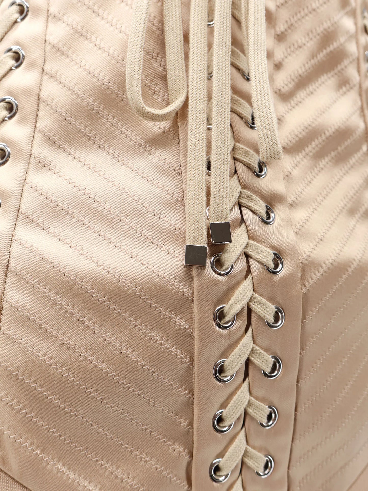 Dolce & Gabbana Shiny Satin Mini Skirt