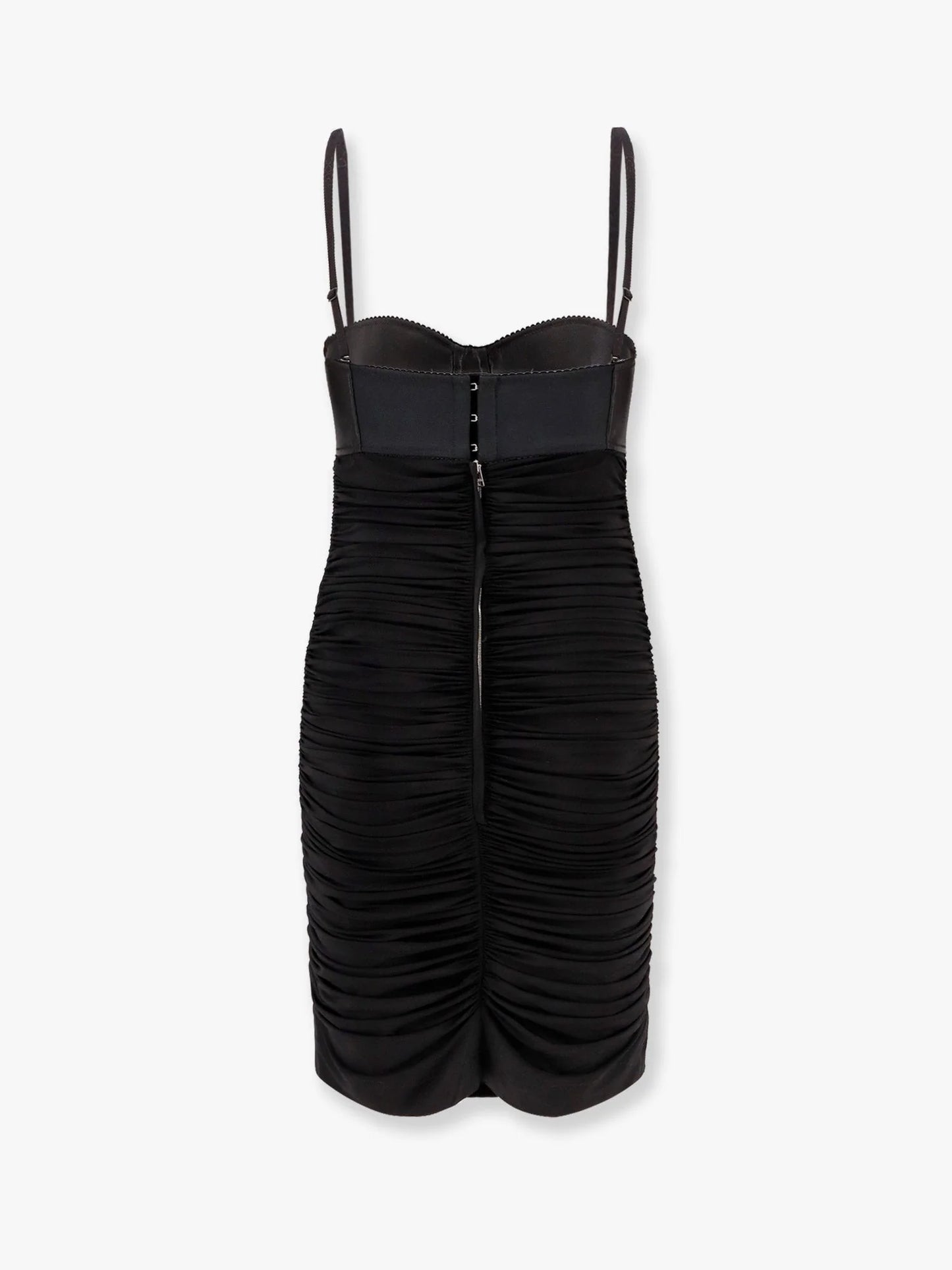 Dolce & Gabbana Viscose Blend Dress With Bra Detail