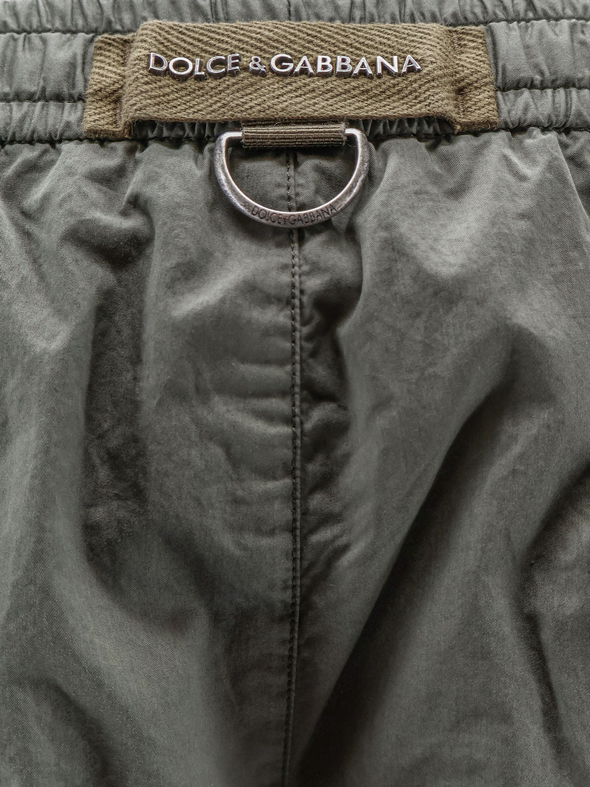 Dolce & Gabbana Cotton shorts with Logo detail - Grigio Scuro 4