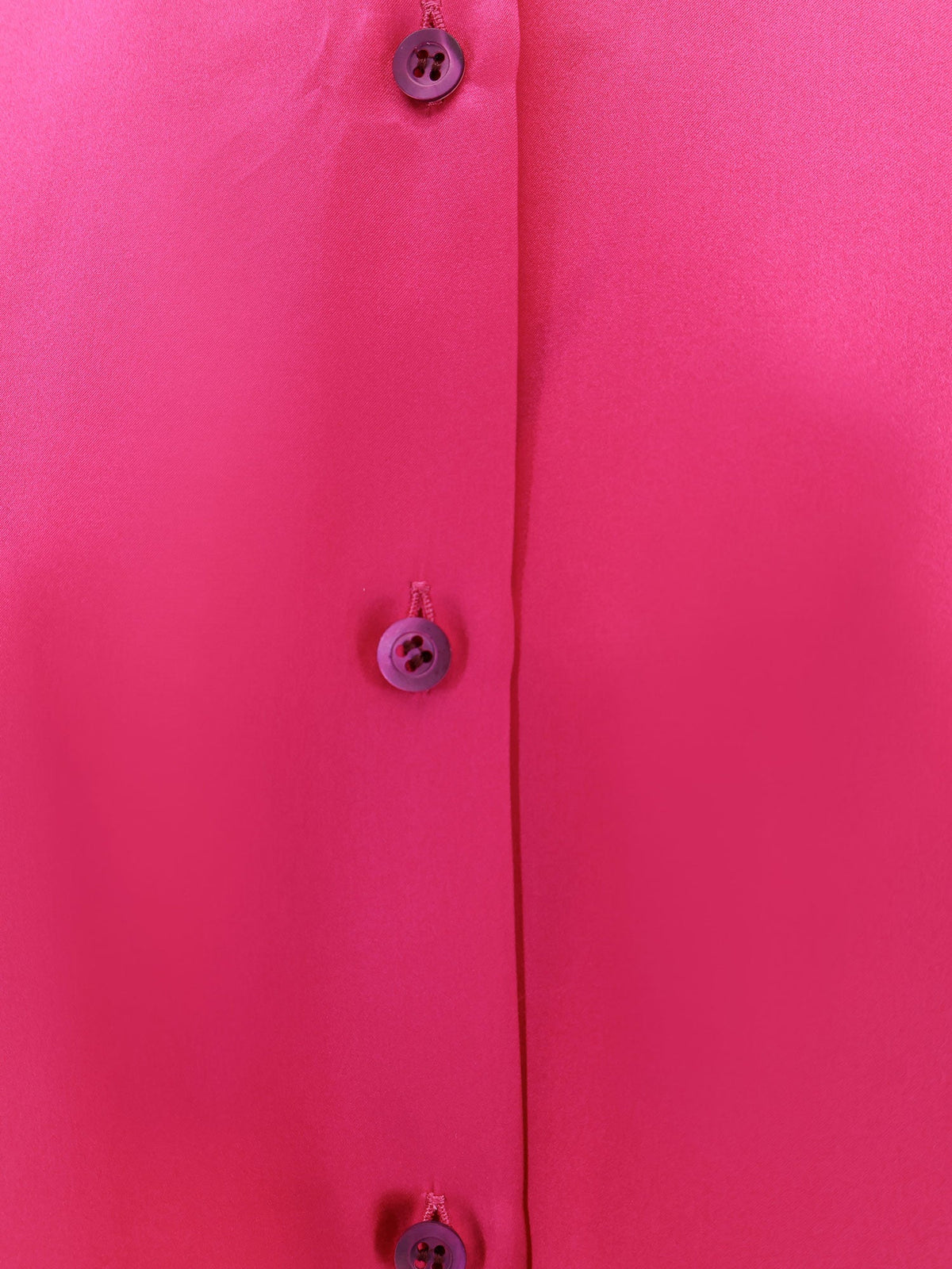 Dries Van Noten Casia silk shirt - Fuchsia