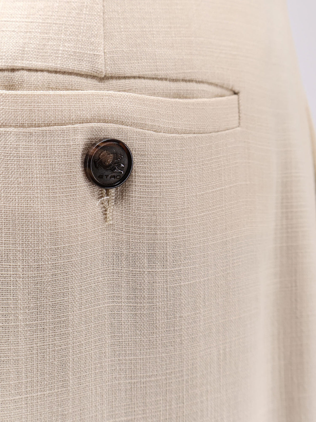 Etro Viscose trousers - Avorio