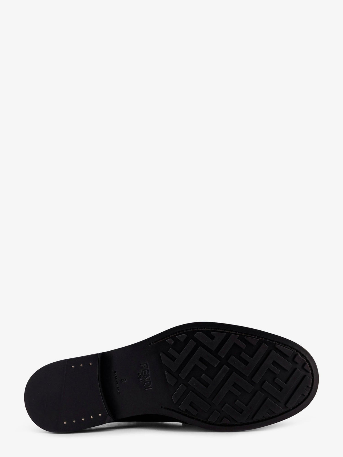 Fendi Missina leather loafers - Nero