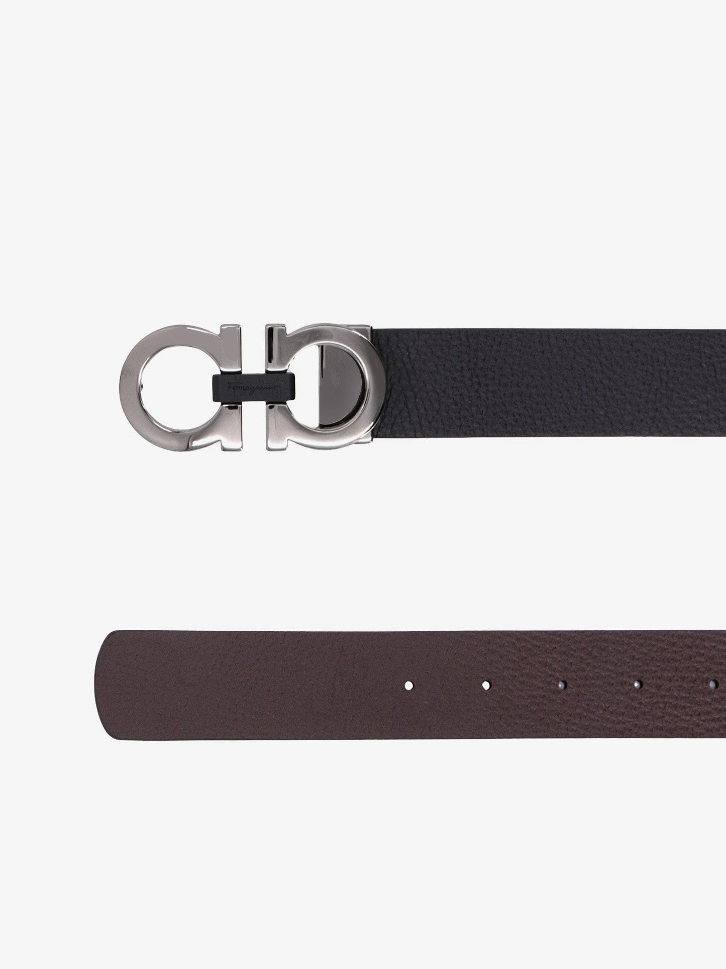 Ferragamo Reversible leather belt - Nero