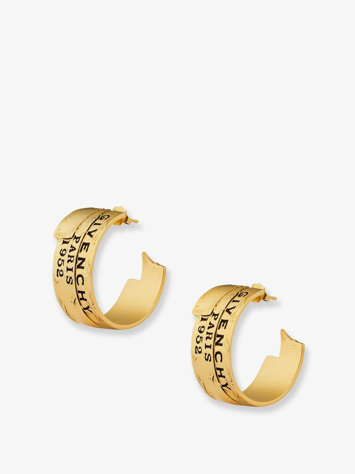 Givenchy Givenchy Tape metal earrings with gold finishes - Antic Golden
