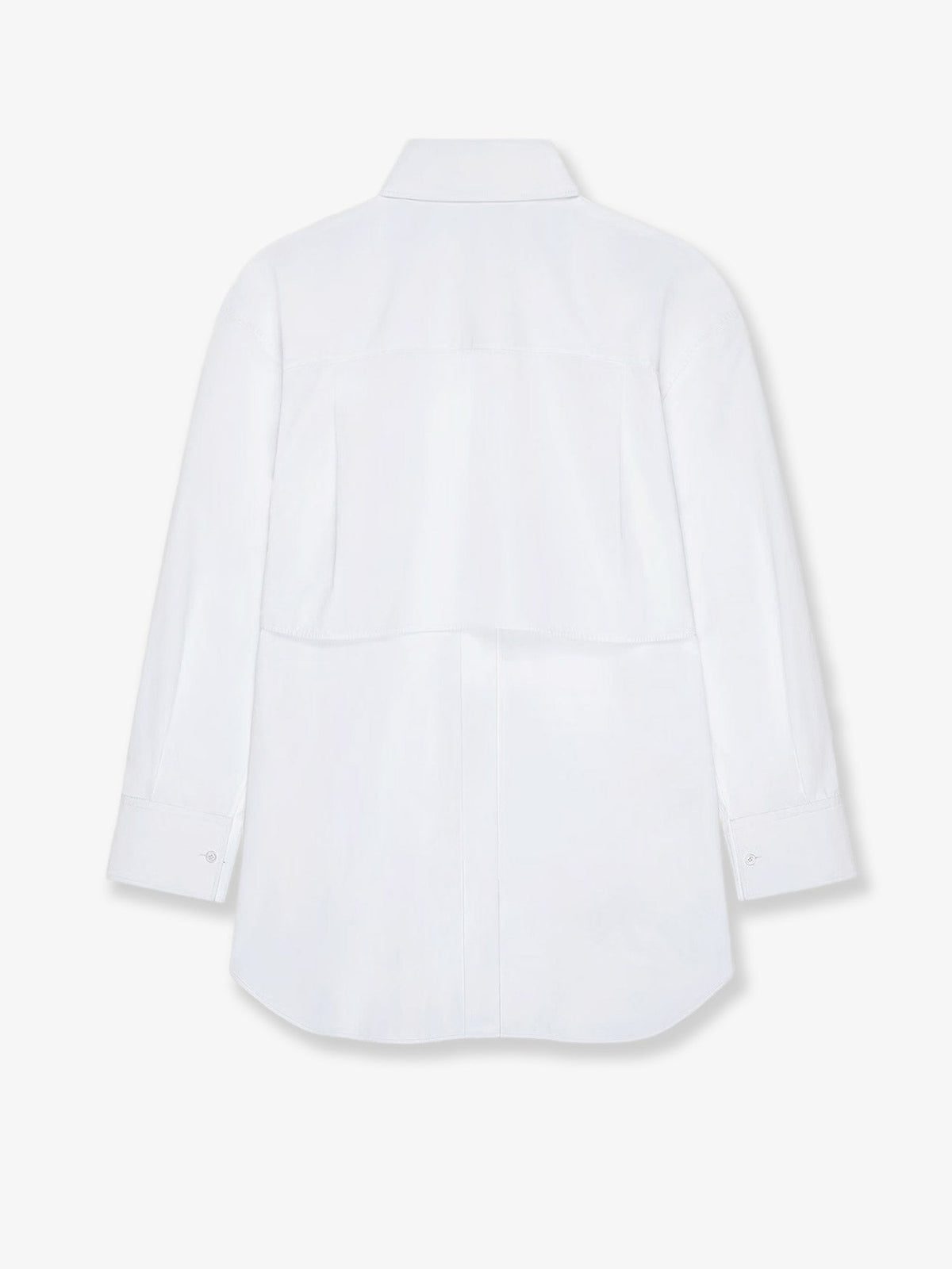 Givenchy Backless cotton shirt - White