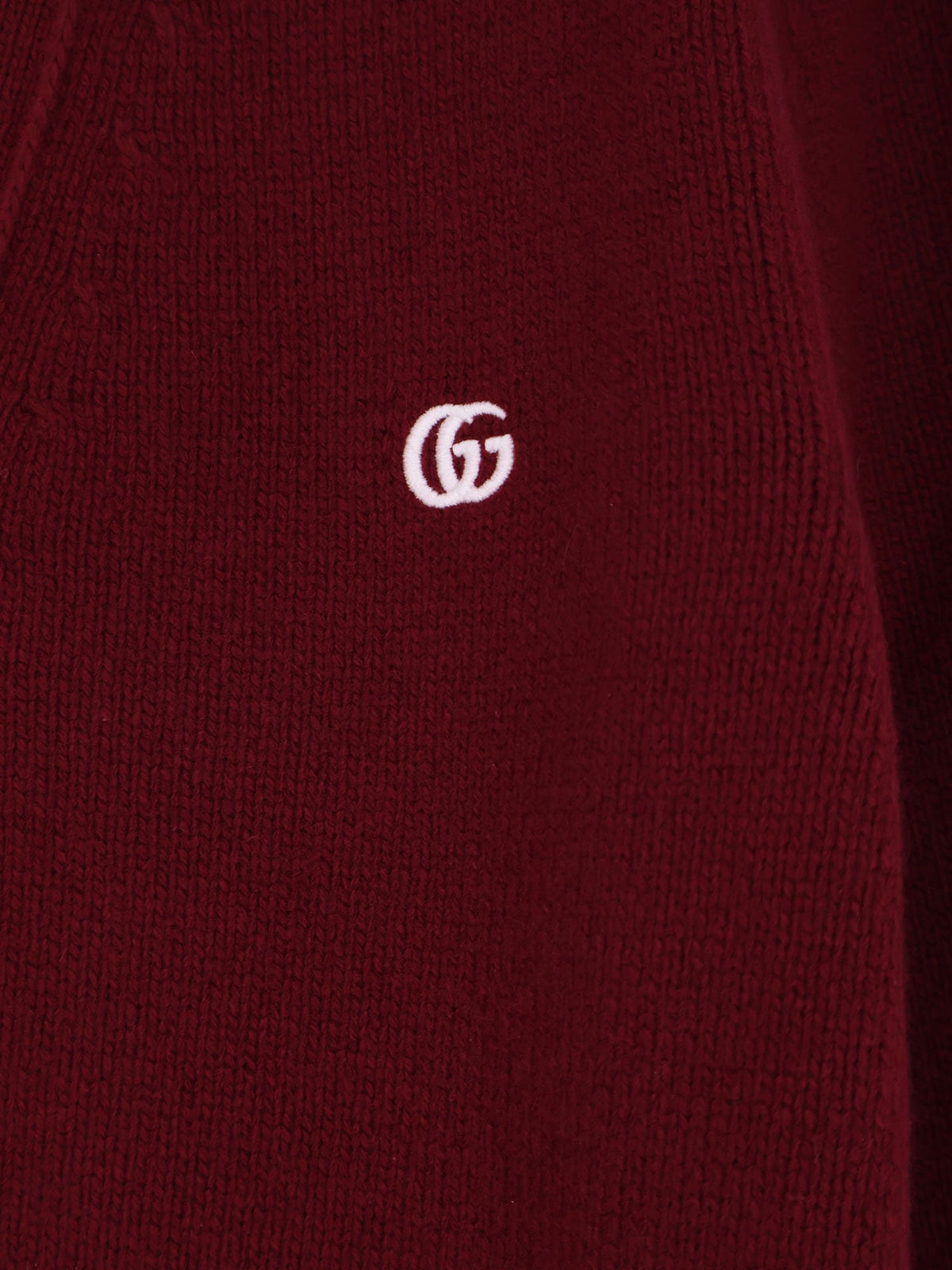 Gucci Wool and cashmere cardigan - Red Wine Mix