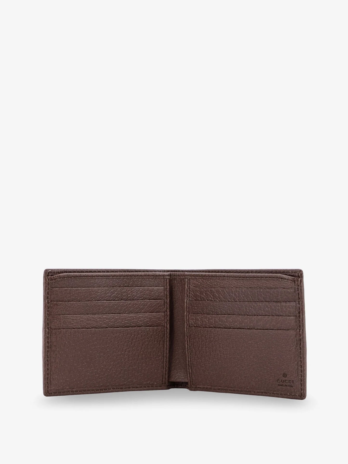 Gucci Coated Canvas Wallet With Gg Motif