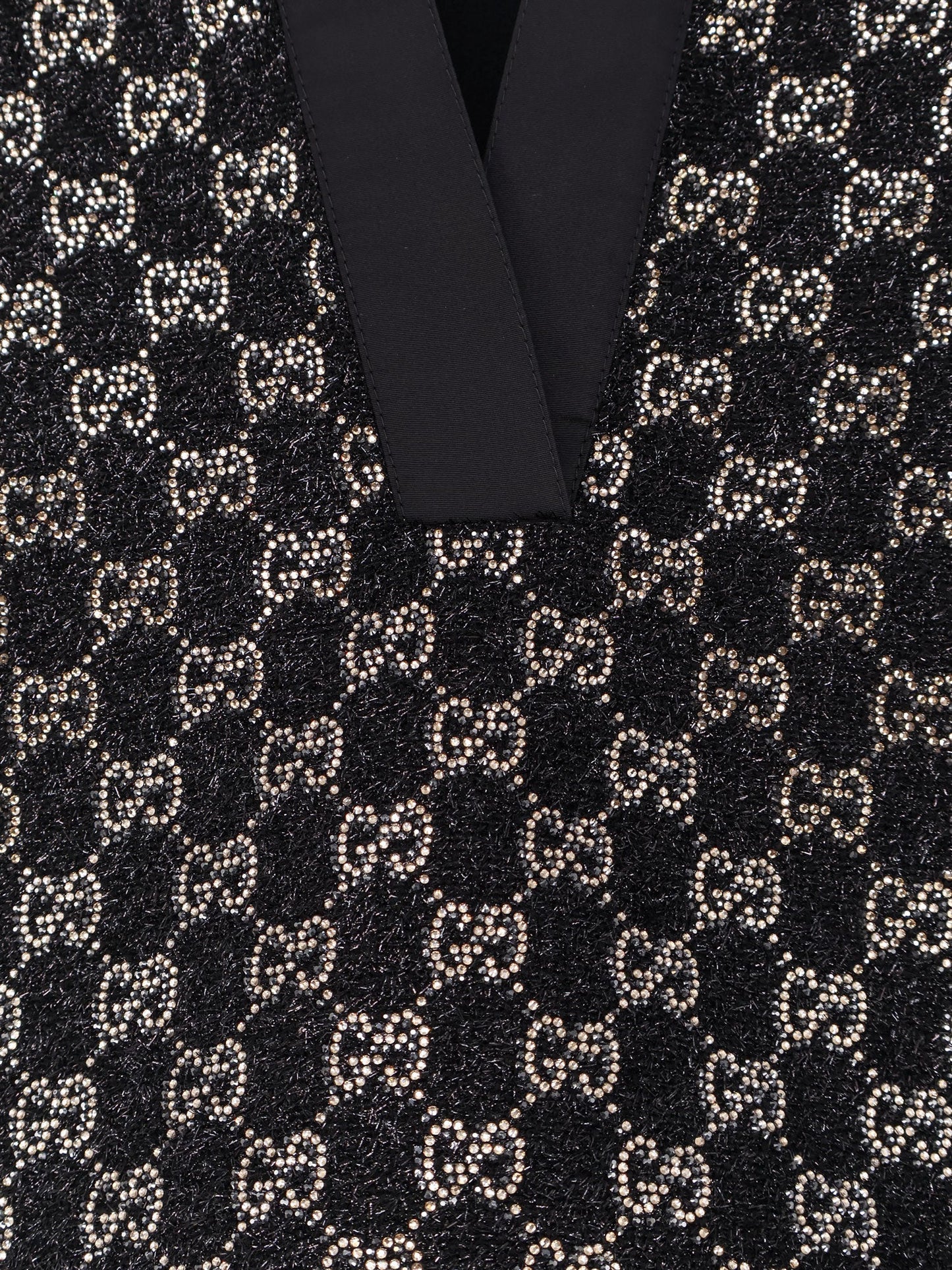 Gucci Lightweight Lamé Wool Tweed Top
