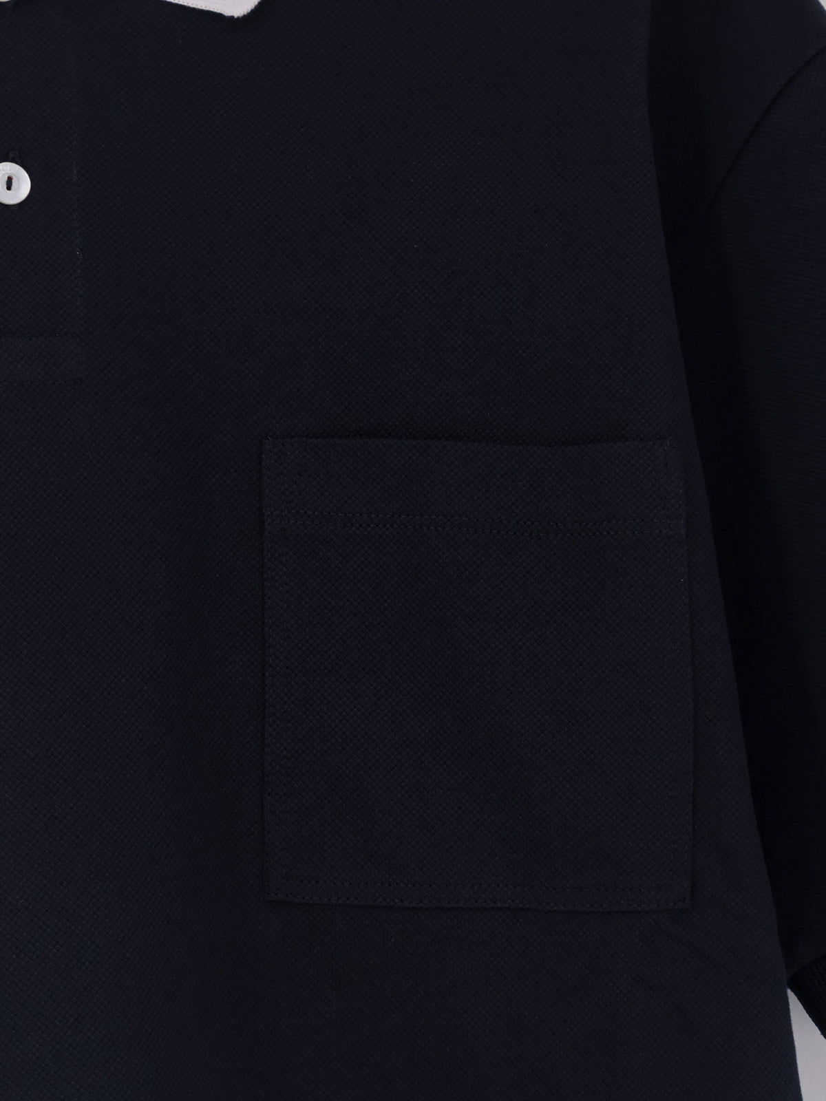 Gucci Cotton piquet polo shirt - Night Sky