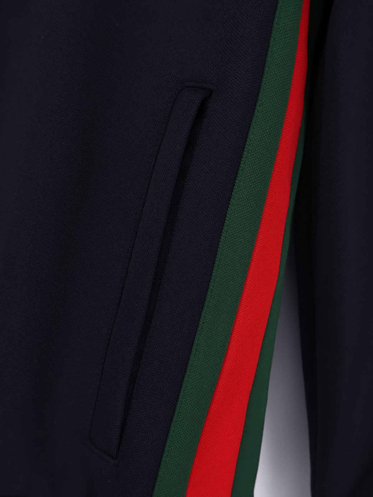 Gucci Jersey sweatshirt with lateral Web Band - Ink Mix