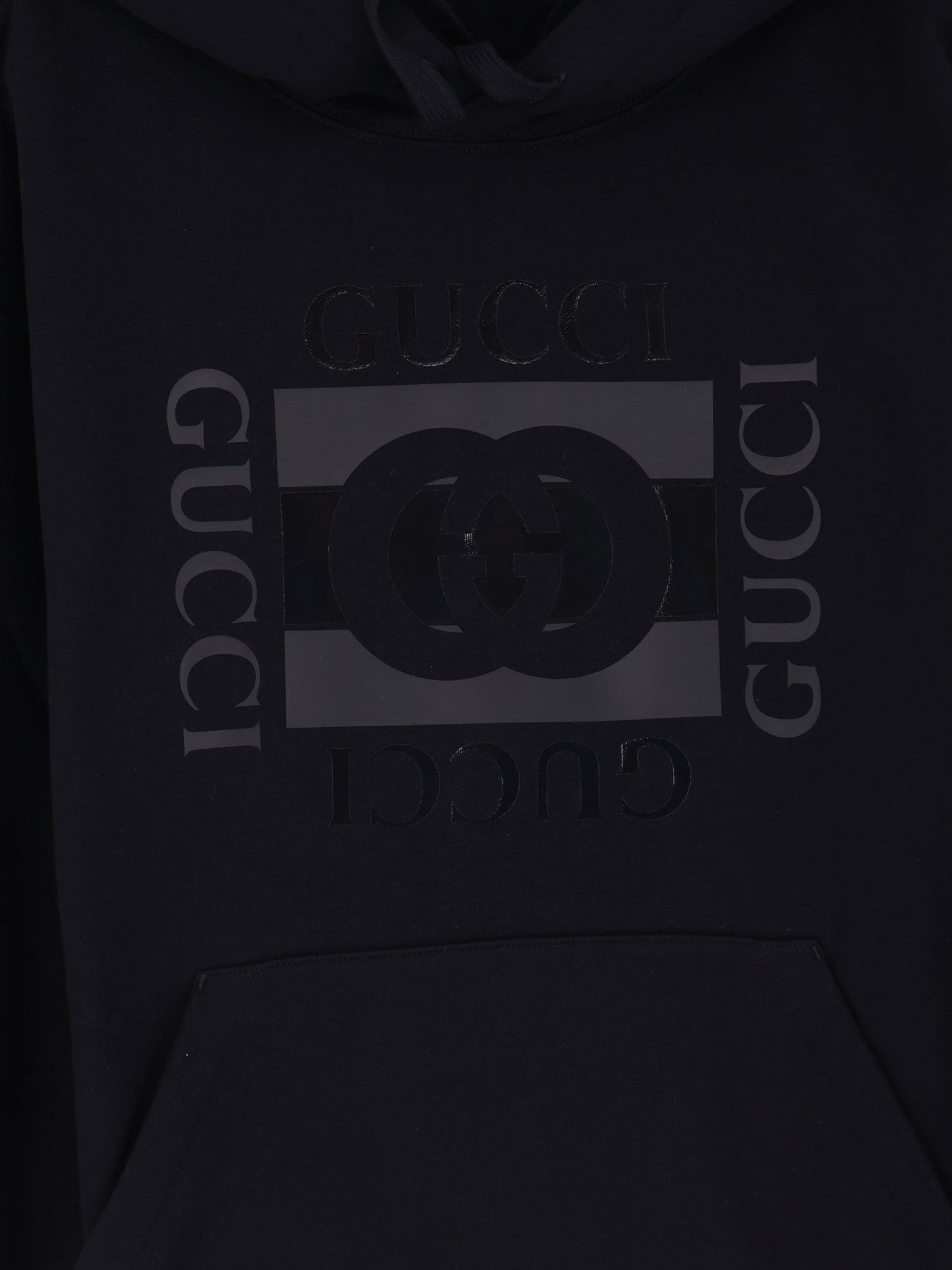 Gucci Cotton Sweatshirt With Gg Incrocio Print