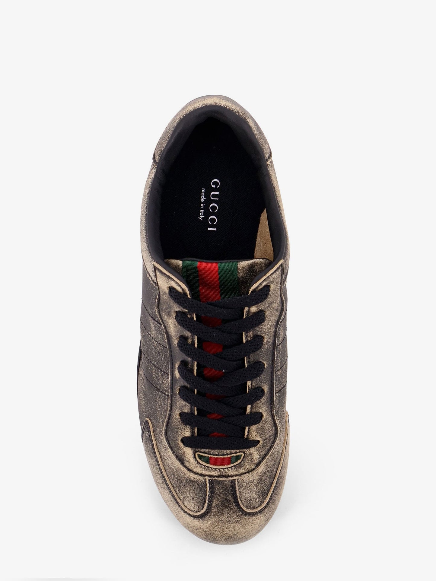 Gucci Gucci Shift Délavé Leather Sneakers