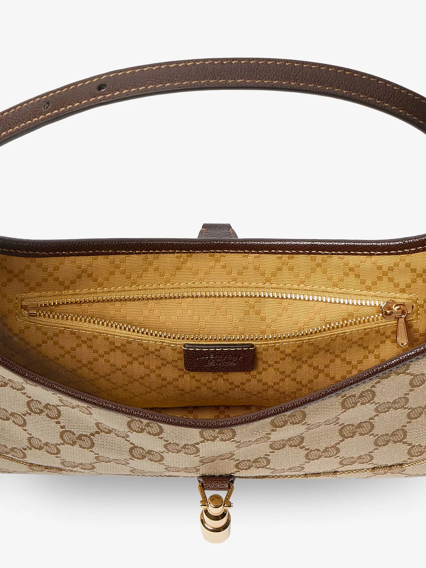 Gucci Jackie Slim Gg Canvas Shoulder Bag