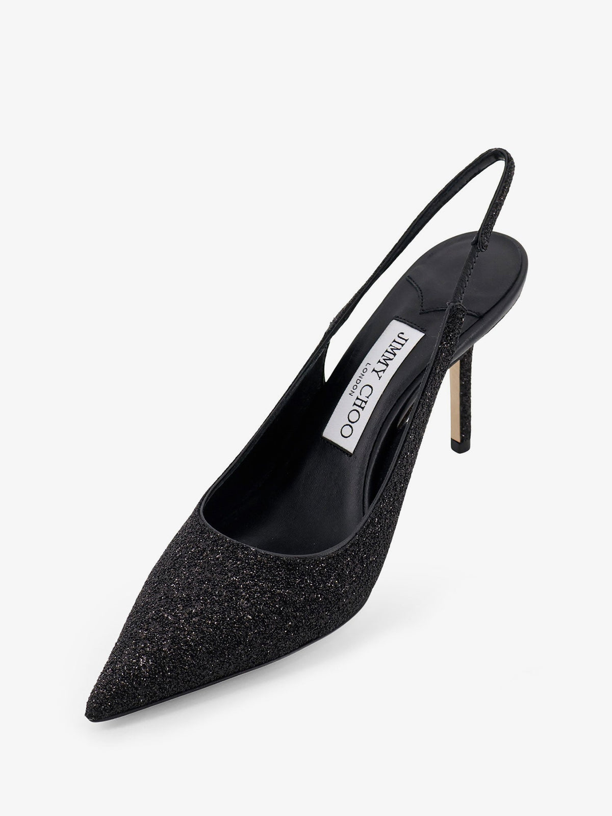Jimmy Choo Love pumps with all-over glitter effect - Black