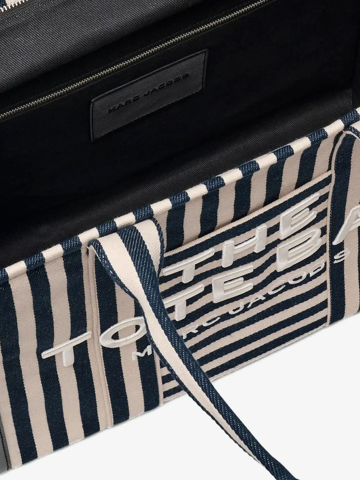 MARC JACOBS - The Large Tote canvas handbag with front embroidered logo