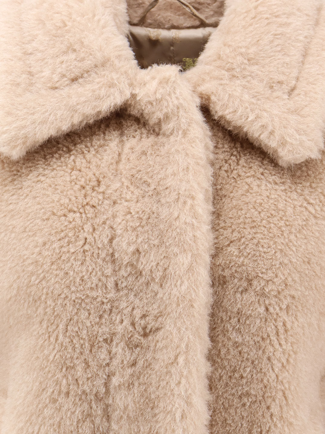 Max Mara Mxmtritone alpaca, virgin wool and silk jacket - Albino