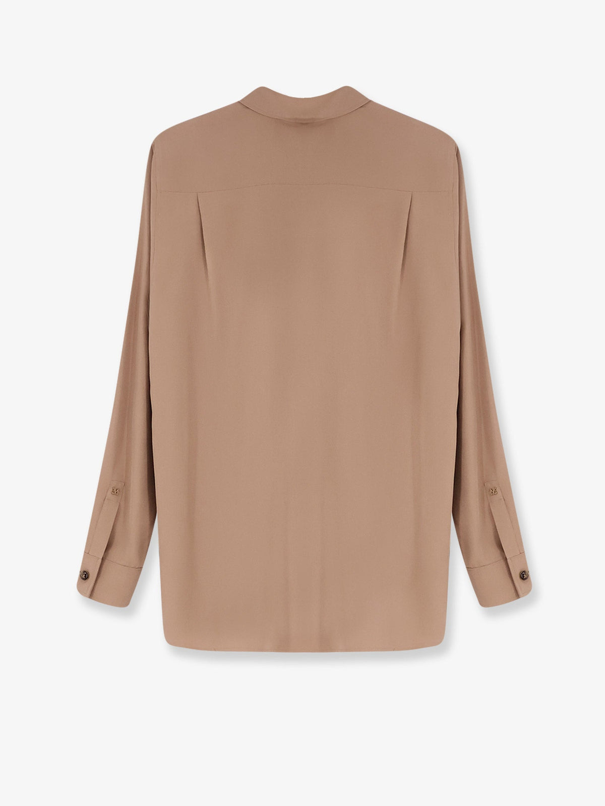 Max Mara Mxmsiamese silk shirt - Nocciola