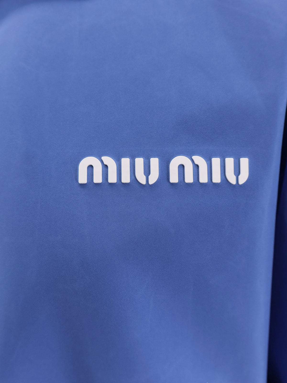 Miu Miu Technical fabric jacket - Pervinca