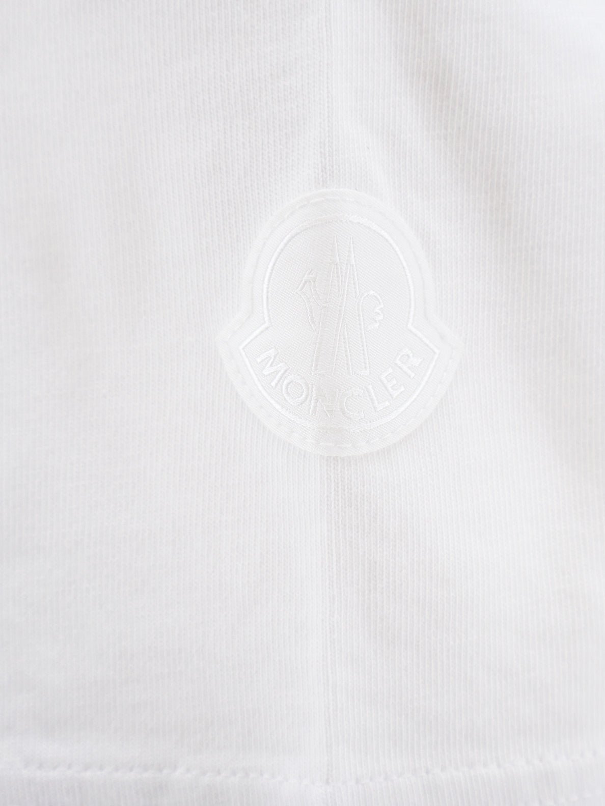 Moncler Organic cotton t-shirt - Bianco
