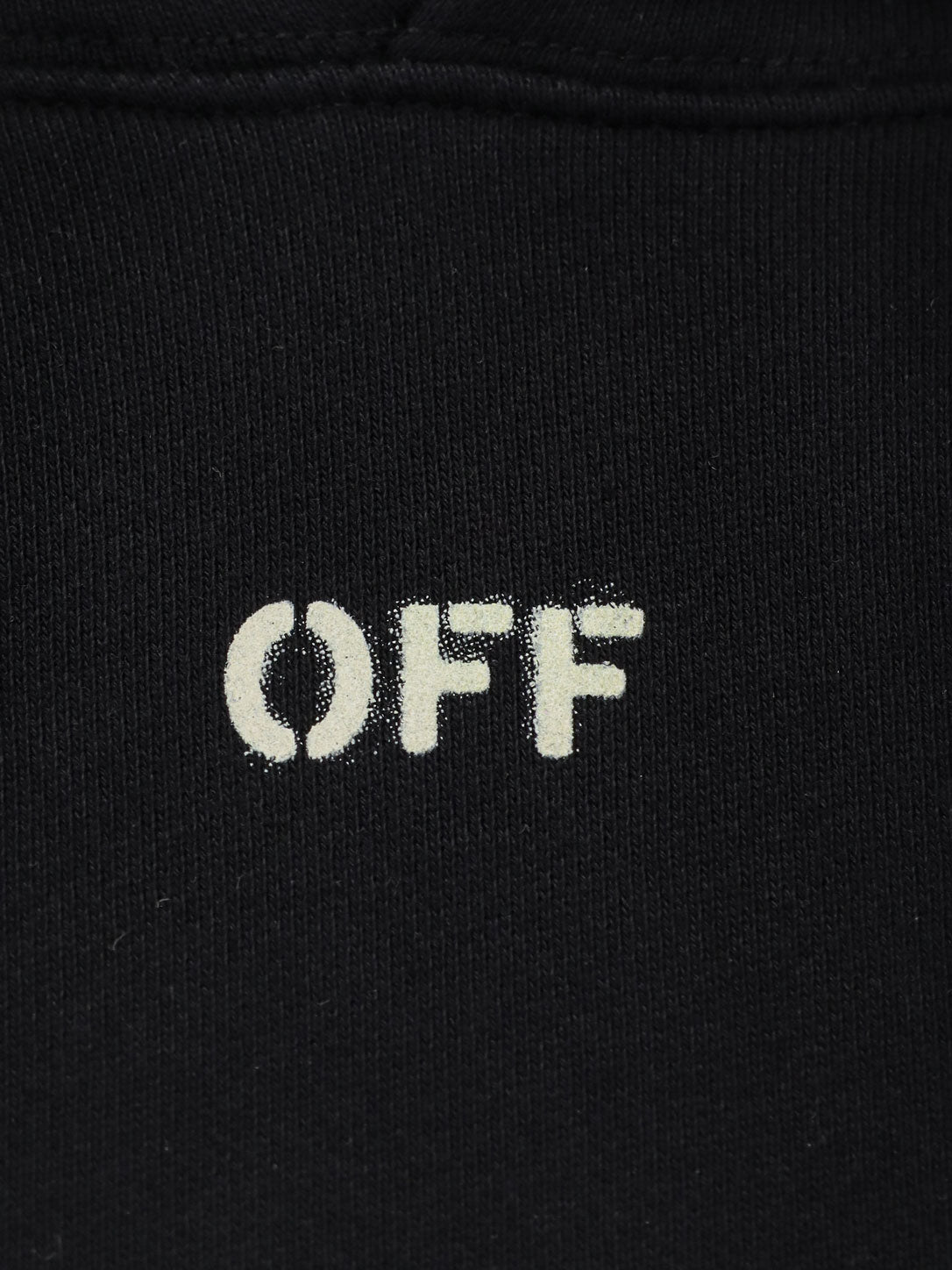 Off White Cotton sweatshirt - Black