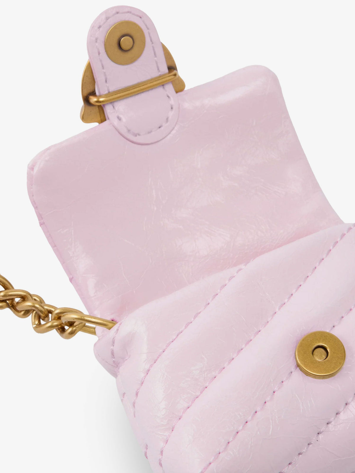 Pinko Leather Airpods Case - Rosa