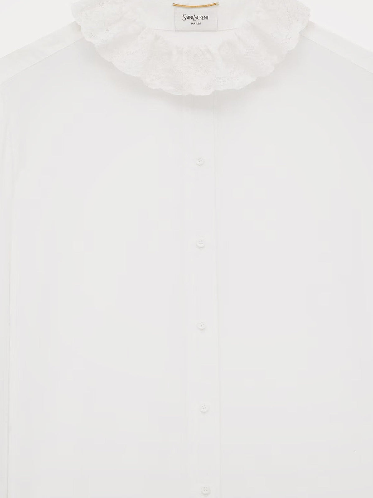Saint Laurent Certified cotton shirt - Craie