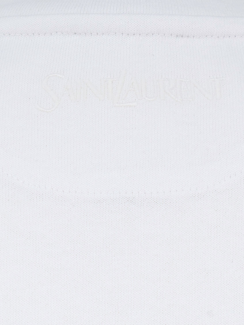 Saint Laurent Certified cotton t-shirt - Biancospino
