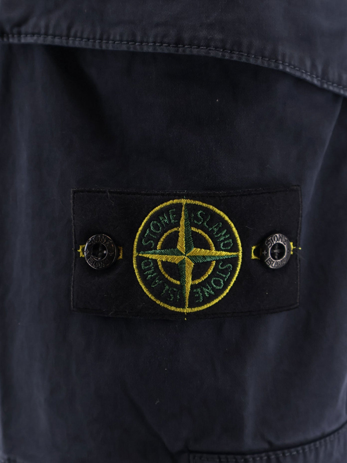 Stone Island Organic cotton stretch shorts - Navy Blue